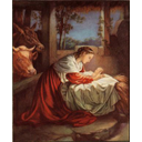 Toon afbeelding 4. Maria met Jezus in de stal